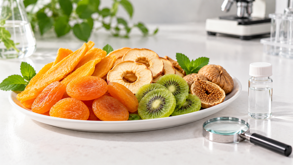 بررسی متابی‌سولفیت در میوه خشک با روش آزمایشگاهی